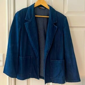 Vintage Rrrruss Russ Togs Inc denim blazer